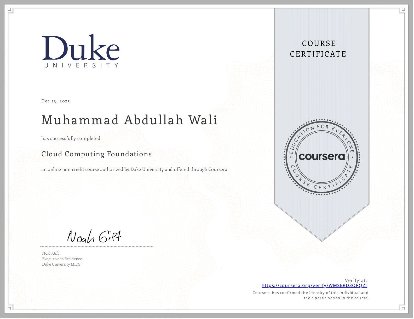Cloud Computing Foundations